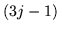 $(3j-1)$