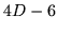 $4D-6$